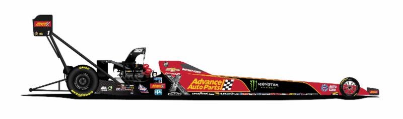 Brittany Force Advance Auto Parts Dragster