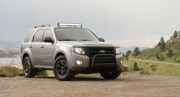 Ford Escape with light bar