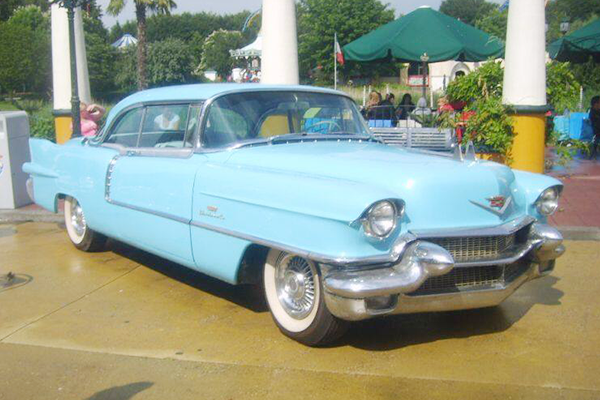 blue 1956 Cadillac Eldorado