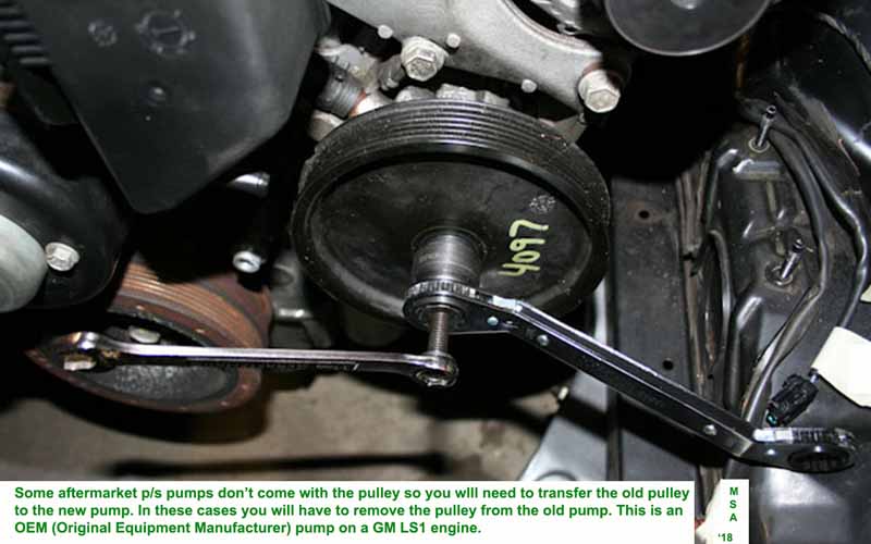 power steering pump puller