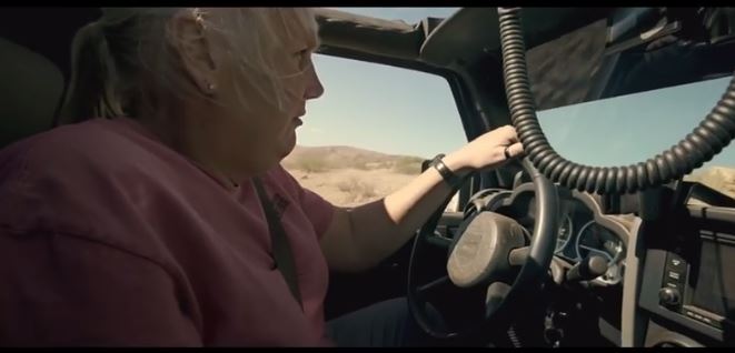 Woman Driving in Albuquerque