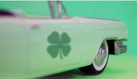 St Patricks Day car picture