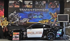 Police vehicle, Barricade, from Transformers movie.