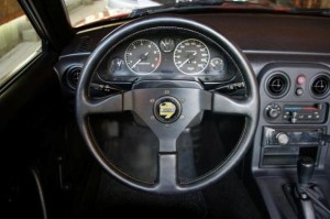 Momo steering wheel in a Mazda Miata