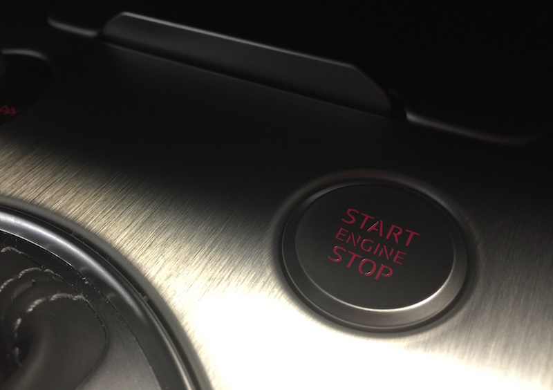 Car ignition button