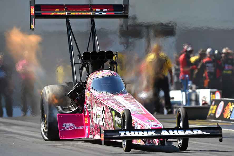 Brittany Force's Pink Top Fuel Car