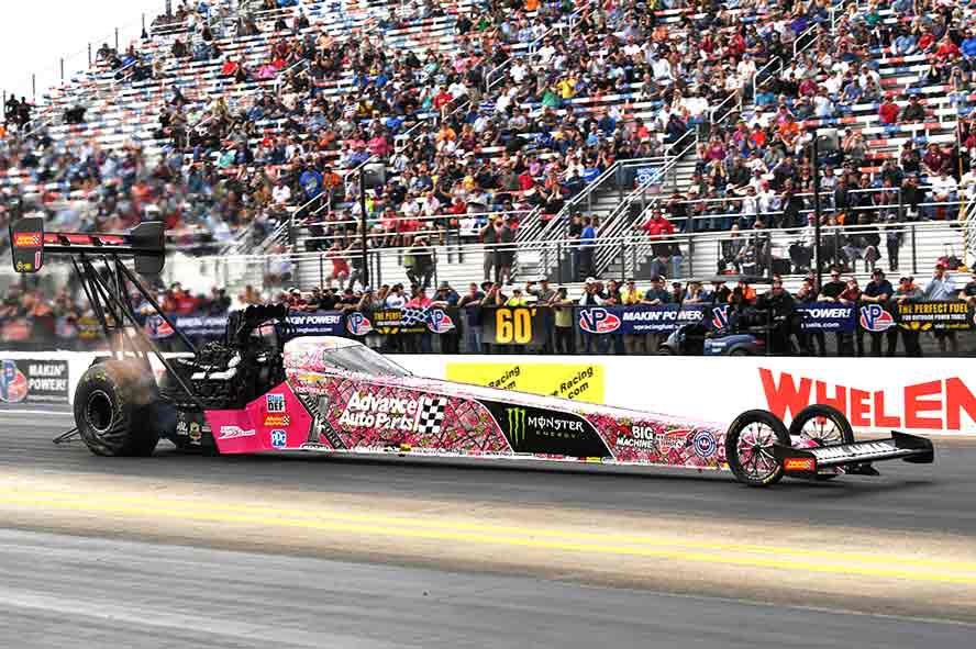 Brittany Force's Pink Top Fuel Car
