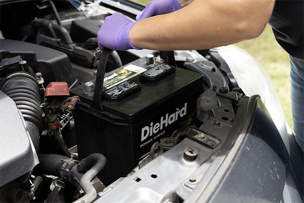 installing a DieHard Battery