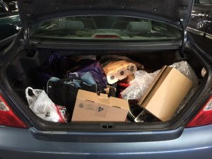 Messy Car trunk pictures