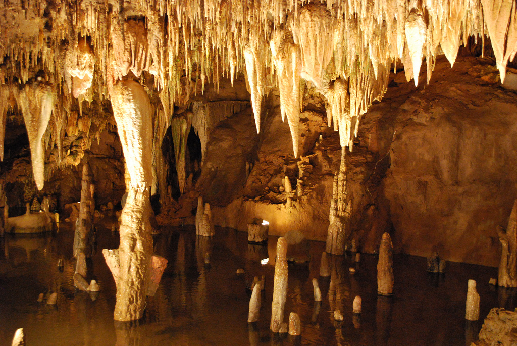 An underground cavern