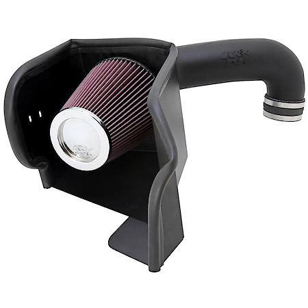 A K&N cold air intake system.