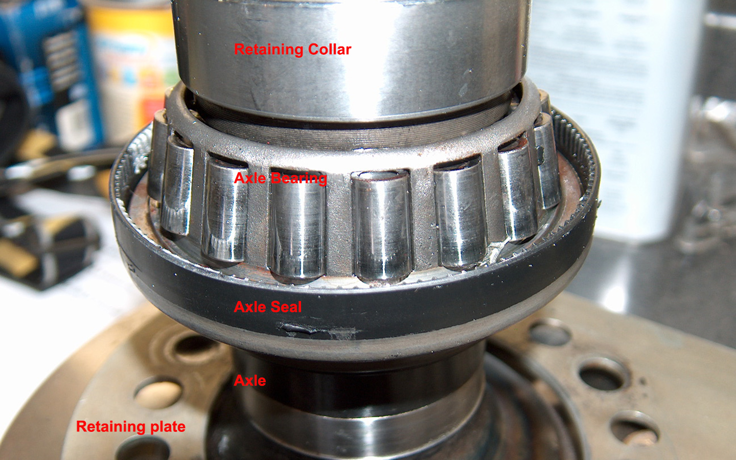 pressing-new-axle-bearing