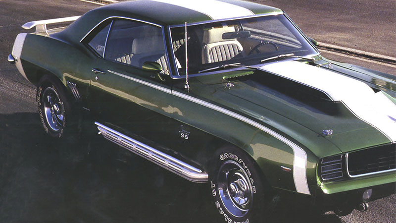 Baldwin-Motion Phase III Chevrolet Camaro, green with white stripe